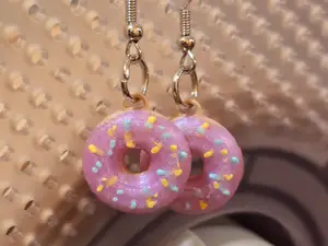 3D Donut earrings