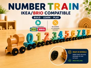 Number Train – IKEA/BRIO Compatible
