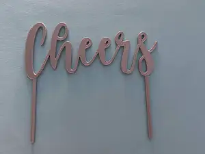 Cheers cake topper
