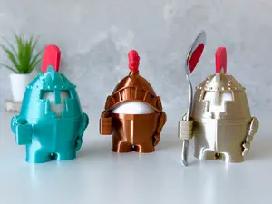 cute knight costume for an egg