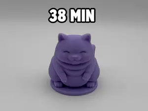 Cute Fat Cat - 38 Min print