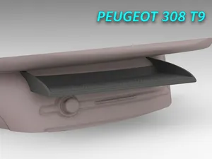 Peugeot 308 T9 Dashboard Shelf – 3D Scan Based
