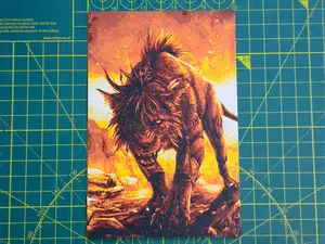 Final Fantasy Red XIII HueForge 100mm x 150mm