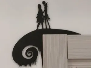 Jack Skellington Door corner