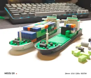 Cargo Ship Kit Card 集装箱船 组装卡