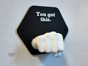 Motivational Fistbump Sculpture
