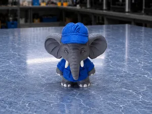 Kleiner Elefant mit Abenteuerkappe H2C, H2D, AMS