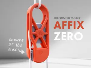 Locking Clamp Pulley for Paracord – Affix Zero