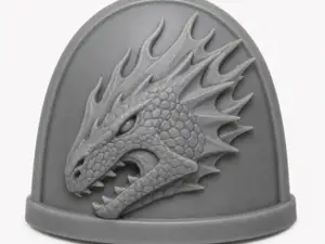 The Ember Drakes Shoulder Pads – Set of 10