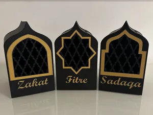 Islamic Donation Box Set – Sadaqa, Zakat, Fitre