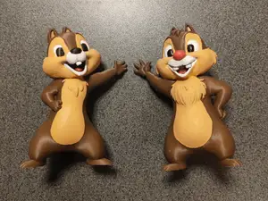 Chip and Dale, one color