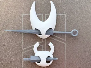 Hollow Knight and Hornet Hair Clip