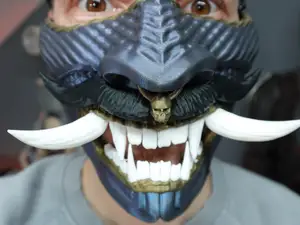 Moustache Oni Mask – 3D Printable Mask