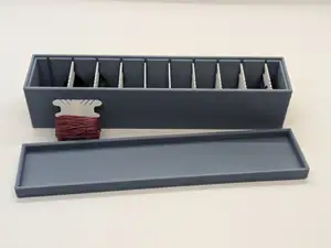 Starter Set 10 Slot Embroidery Floss Bobbin Box