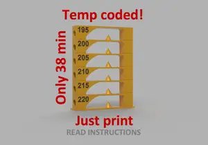PLA temp tower 195 up to 220