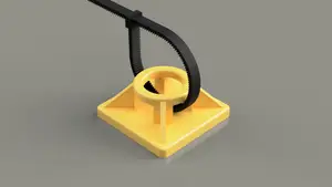 Nylon Ties Holder with double-sided tape fastener