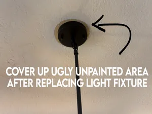Unpainted Light Fixture Ring