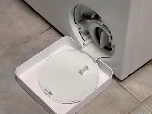 Universal drain tray washing machine, tumble dryer