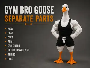 Gym Bro Goose - multipart (no AMS)