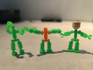 super articulated l e g o brick minifigure v2