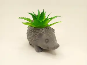 Igel mit Pflanze – Pflanztopf Deko