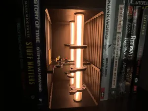 Theed Power Generator Book Nook (Darth Maul Scene)