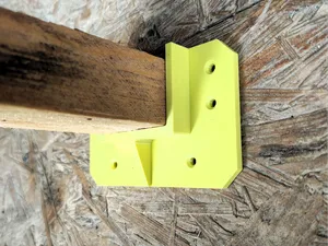 Customizable wooden beam bracket