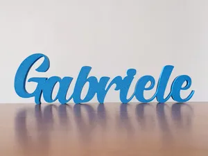 Nome scritta Gabriele