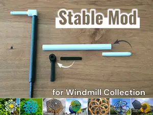 Ultra Stable Axle & Rod for Windmill