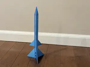 dual stage model rocket for 18mm motors