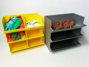 Open bin vertical display