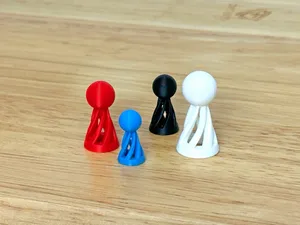 Spiral Board Game Tokens / Pawns