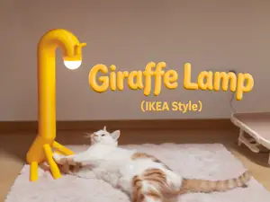 Giraffe Lamp-IKEA Style