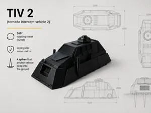 TIV 2 Deployable / Tornado Intercept Vehicle  2