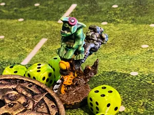 Goblin Riding a Harley Chainsaw