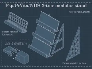 3-Tier Desk Stand for PSP, PS Vita & Nintendo DS