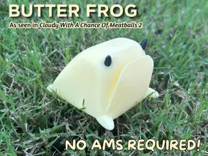 Butter Frog Figurine
