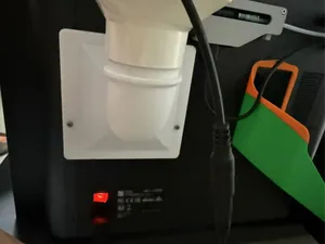 X1C/P1S排气管接口（50mm口径，螺丝+磁铁）