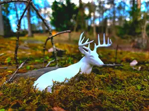 "Resting Buck" Whitetail Deer