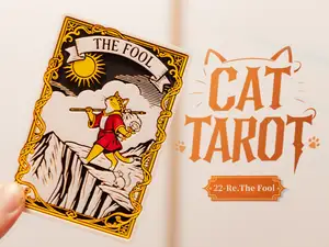 Cat tarot-22-Re.The Fool