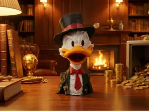 Dagobert Duck Scrooge McDuck Bust Disney figure