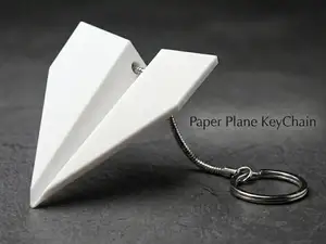 Portachiavi Aeroplanino di Carta - Origami