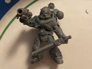war hammer 40 K space marine model
