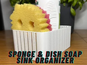 Quick-Dry Sponge & Soap Holder