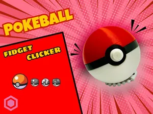 Pokeball Fidget Clicker - OG Collection (1/4)