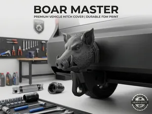 Wild Boar Tow Hitch Ball Cover Cap