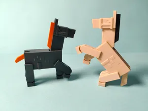 可活动造型马（我的世界Minecraft）