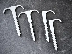 Wall cable fixing clips - single and double