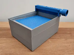 Gold Cube SluiceBox: Gold recovery from black sand