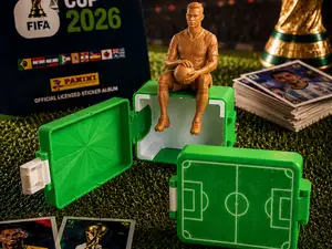 Estojo Porta-Figurinhas Copa 2026 Campo de Futebol
